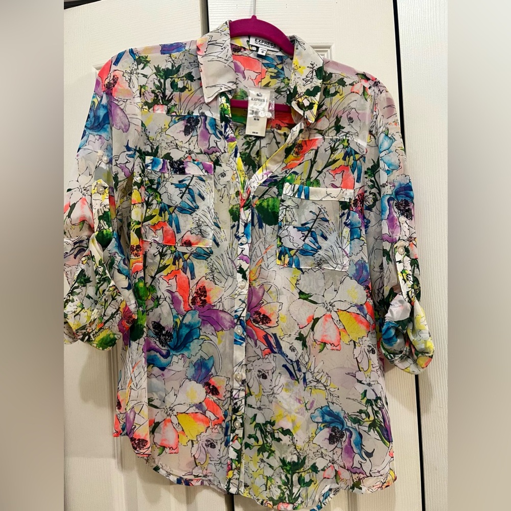 Express Women’s Button Up Shirt